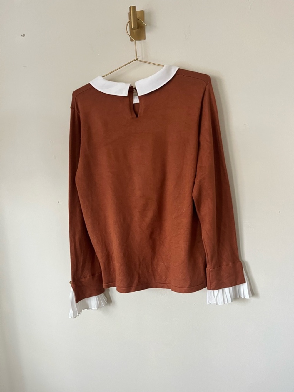 RIO & RIAN rust formal office casual blouse size XL - Picture 7 of 7